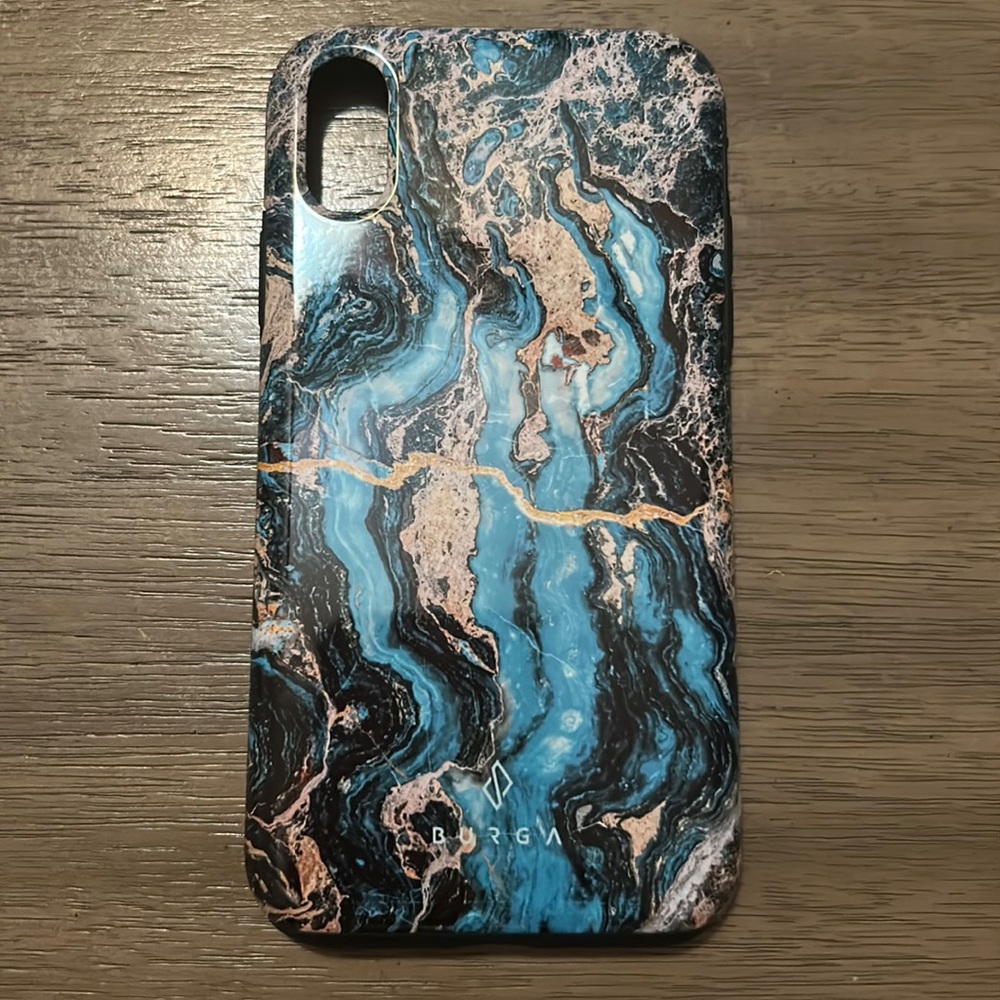 Burga blue iPhone XR case
